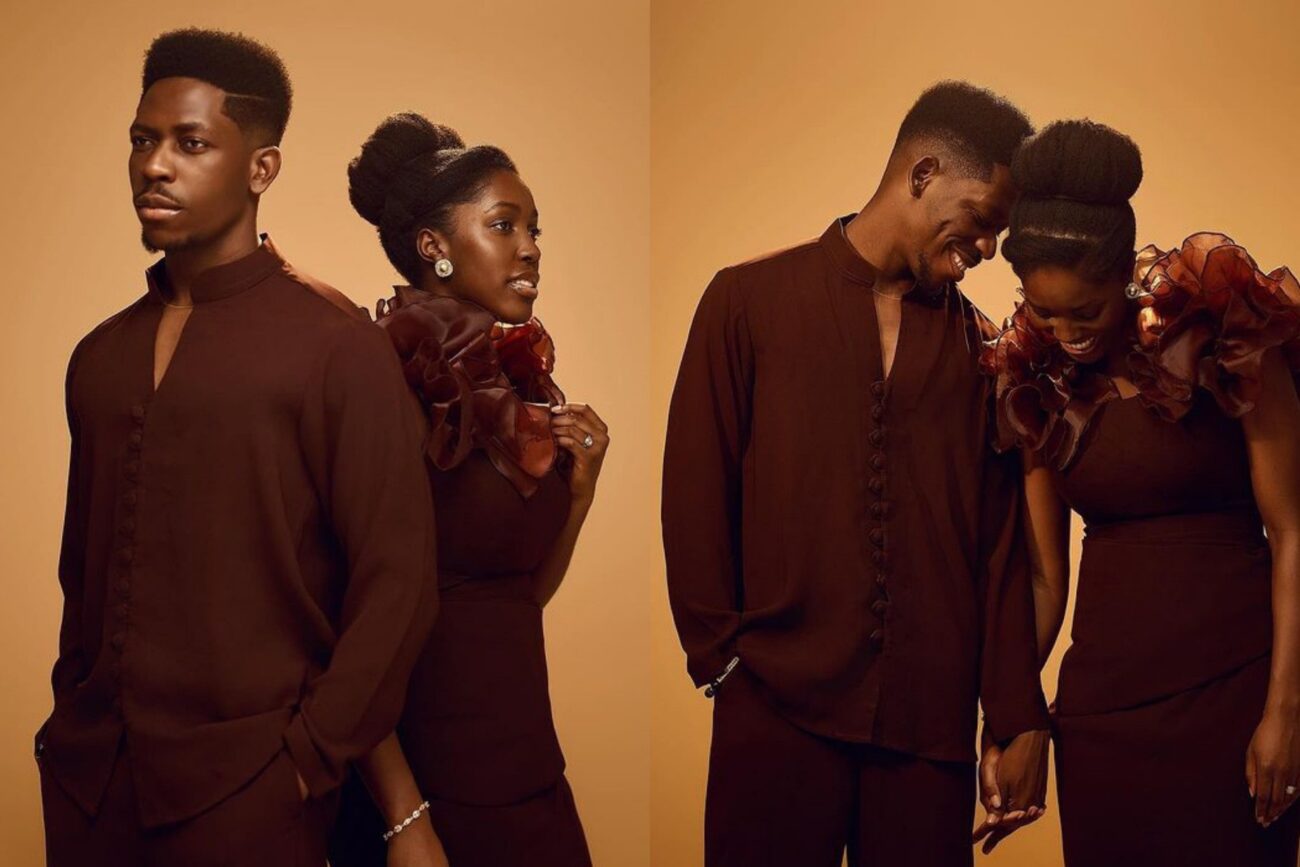 Moses Bliss gushes over fiancee, Maria as he releases their pre-wedding photos