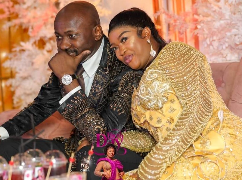 Thank you for being an example of a virtuous woman - Apostle Johnson Suleman celebrates wife on birthday