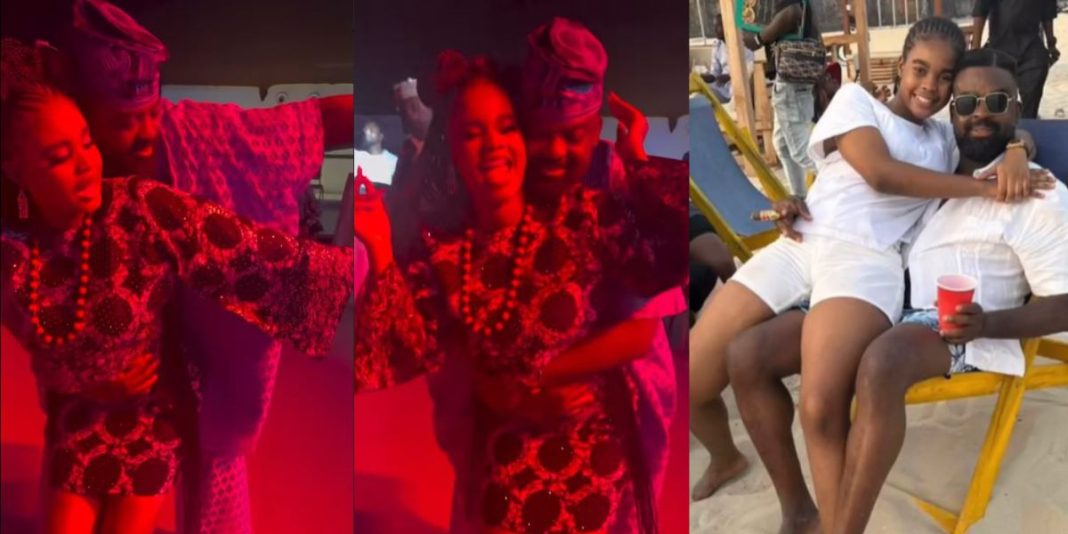 Video of Kunle Afolayan and his daughter Eyiyemi dancing at the premiere of Anikulapo: ‘Rise of the Spectre’ sparks reactions