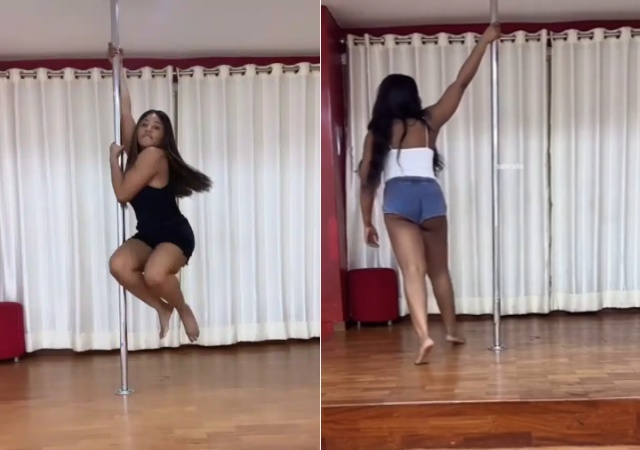 “You guys should let me live my life”, Erica slams trolls over her pole dancing skills