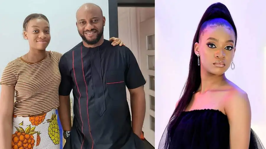 Yul Edochie’s only daughter, Danielle removes his name from her Instagram account over family dispute