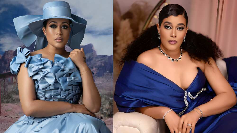Actress Adunni Ade says speaking Yoruba is draining and sometimes hurts her nerves (Video)