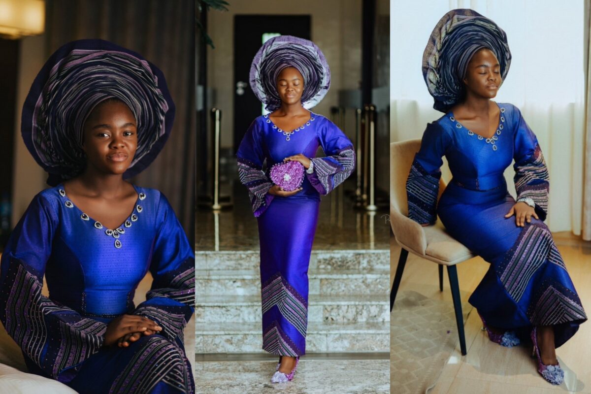 “I wrap my head to church and wear big skirt” Nigerian bride reacts to heavy backlash she received over her controversial message on her wedding day