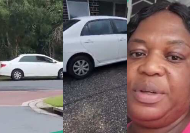Nigerian lady in Australia, Modele Soyinka throws car away as scrap, gets N186k (Video)