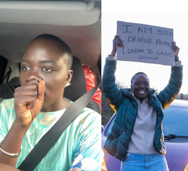Pelumi Nubi driving from London to Lagos in tears as she is denied entry to Sierra Leone