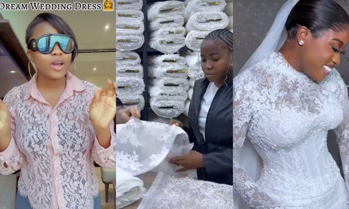 Veekee James reveals how she made her wedding dress, says “I traveled all the way to Turkey” (video)