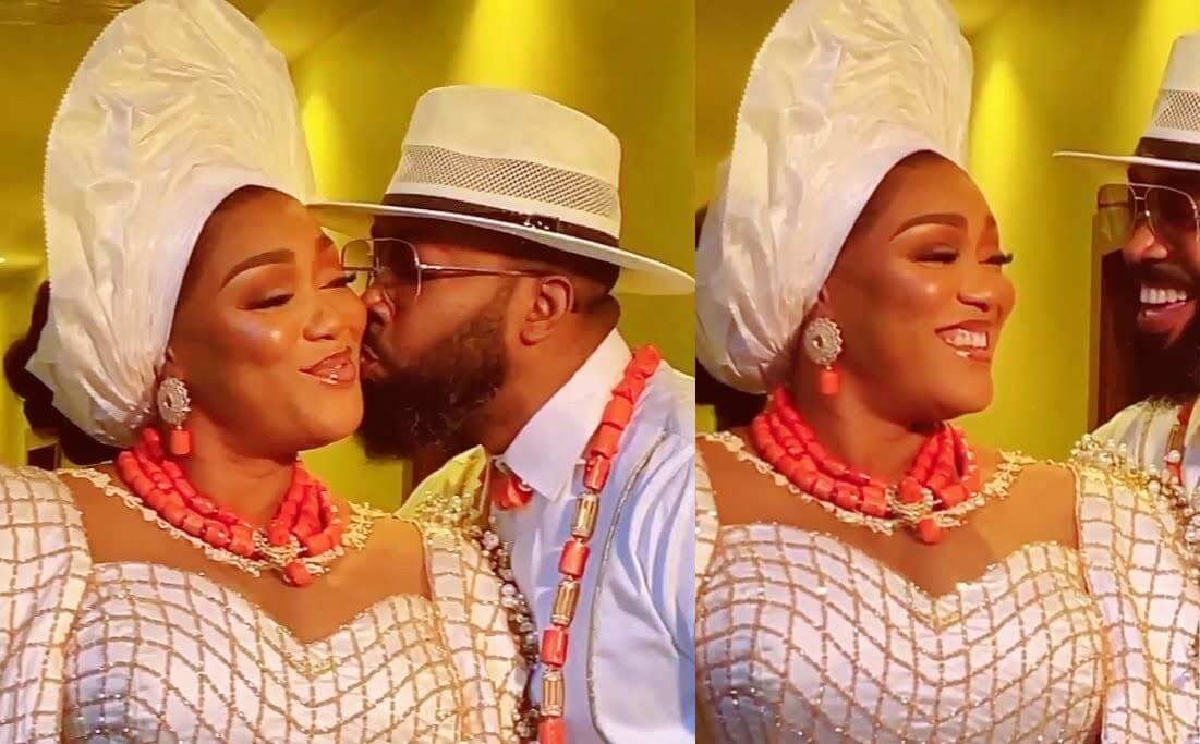 Actress Peggy Ovire replies lady who accused her of forcing Frederick Leonard into marriage