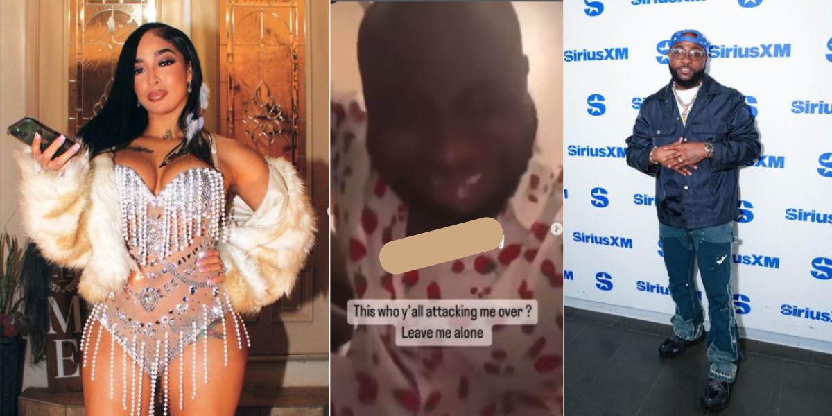 Davido seen in viral video begging lady he's rumoured to be cheating with