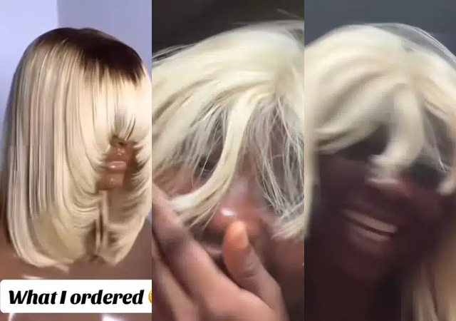 Nigerian lady reveals the lovely wig she got for N135k