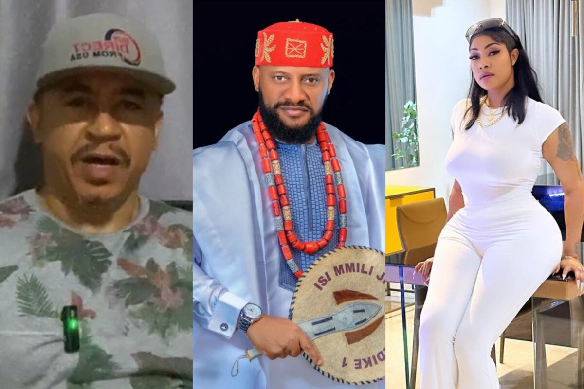 Daddy Freeze tackles Angela Okorie for dragging Yul Edochie over Junior Pope