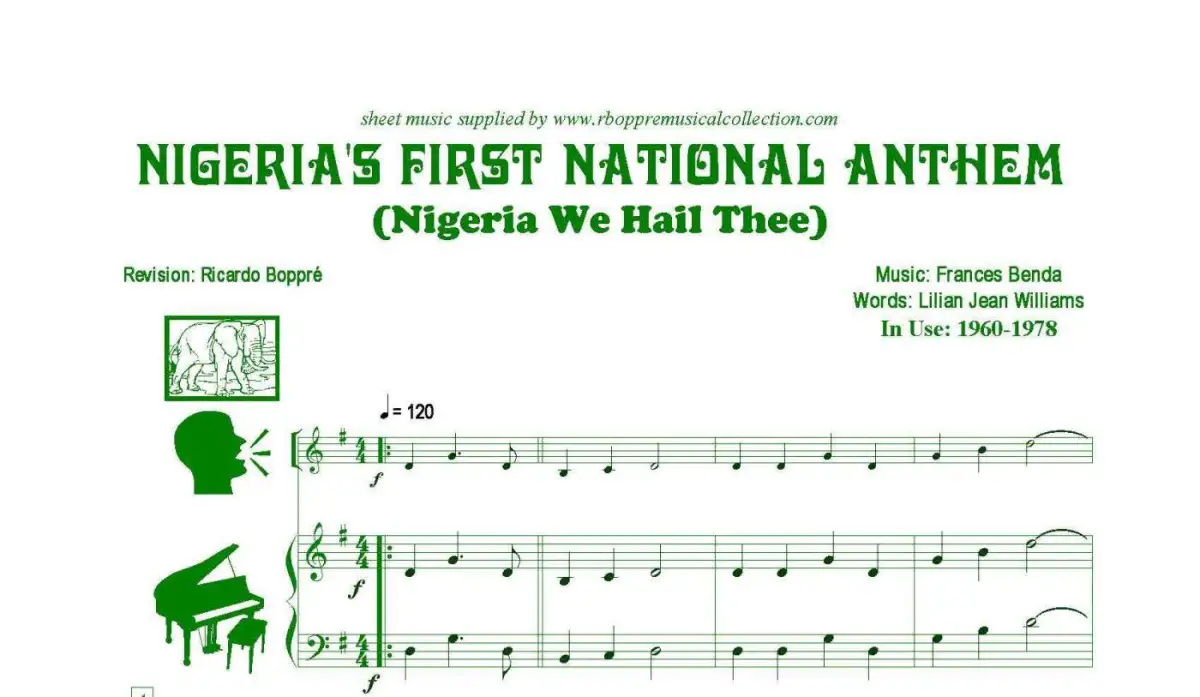 Lyrics Of Nigeria S New National Anthem Nigeria We Hail Thee