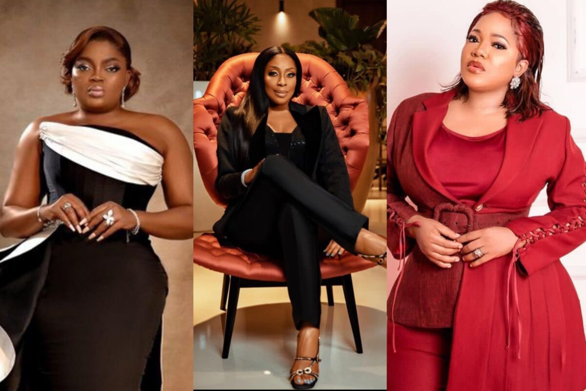 Netizens react to alleged report of how Funke Akindele pressured Mo Abudu to decast Toyin Abraham from Chief Daddy movie