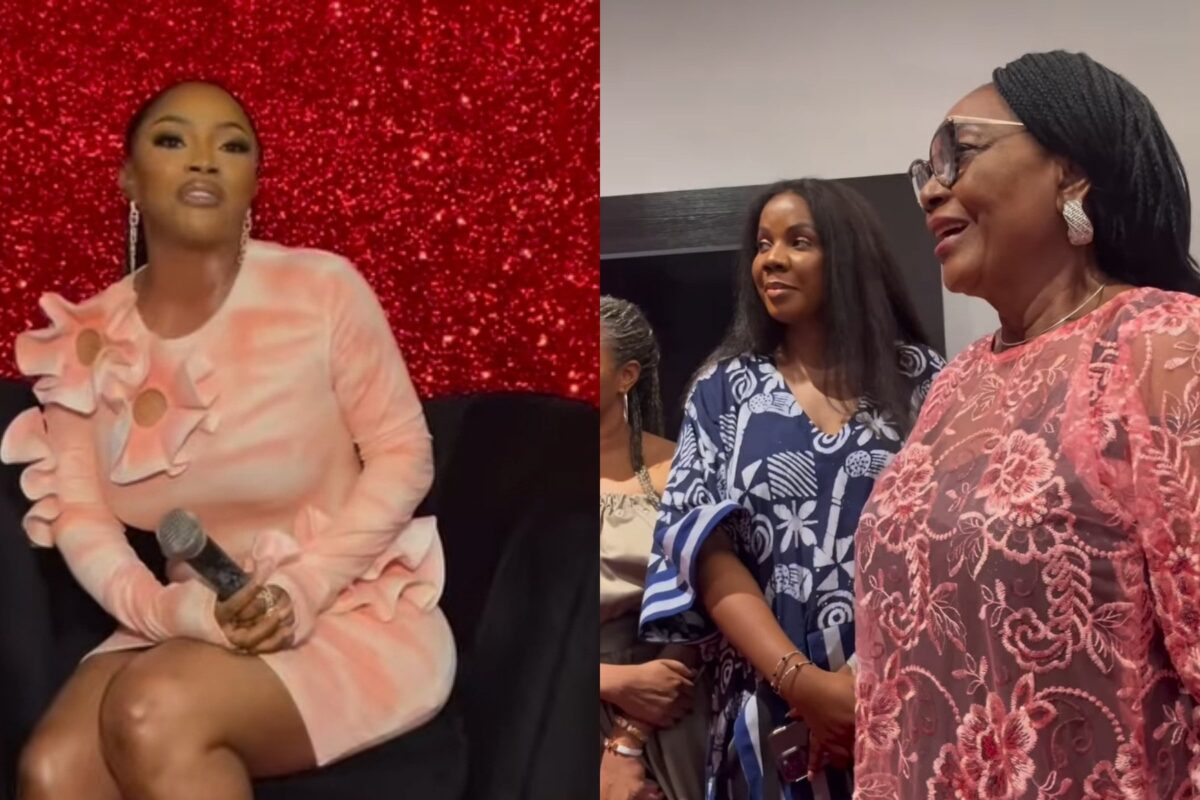 Toke Makinwa appreciates mother as she recounts how she shaped her life (Video)